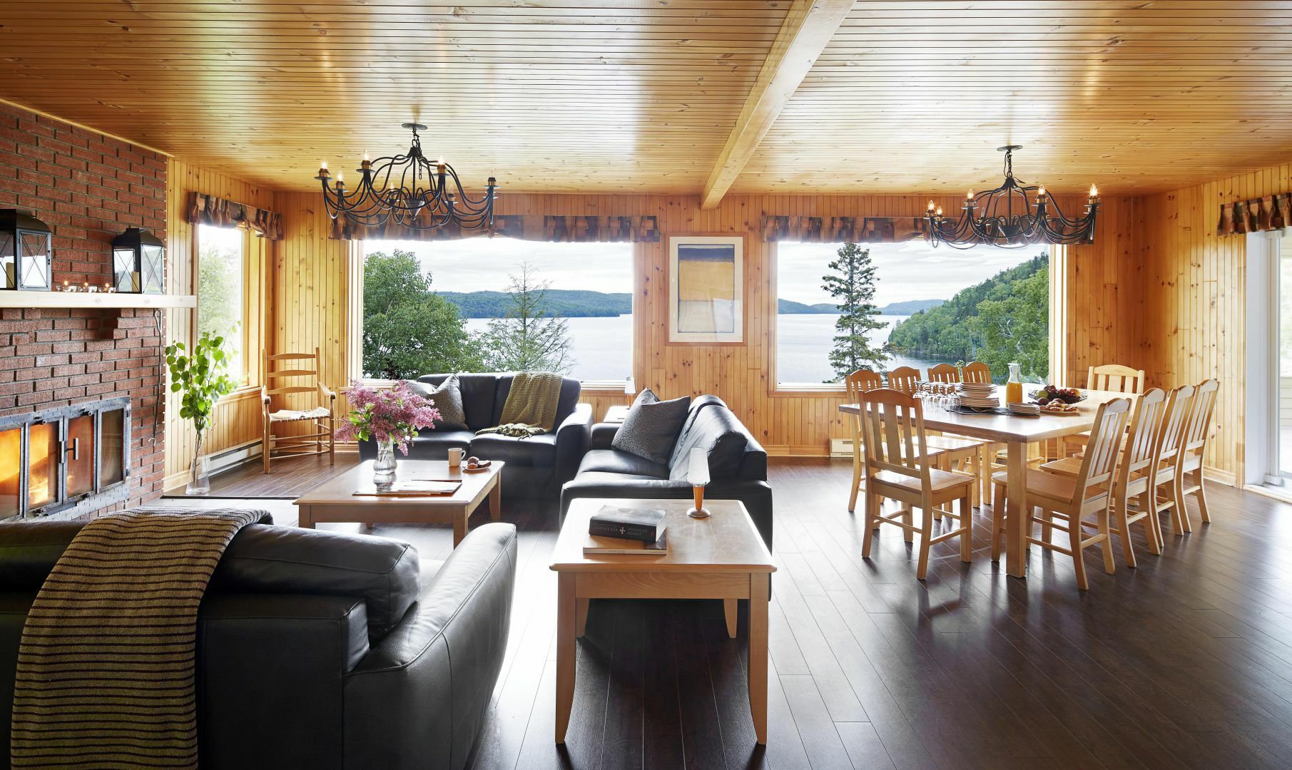 Auberge Du Lac-A-L'Eau-Claire Saint-Alexis-des-Monts Eksteriør bilde